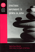 Structural impediments to growth in Japan : [a National Bureau of Economic Research conference report]