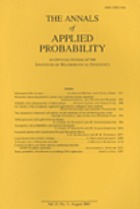 The annals of applied probability : an official journal of the Institute of Mathematical Statistics.