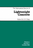 The International journal of cement composites and lightweight concrete.