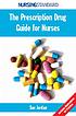 The prescription drug guide for nurses by Sue Jordan