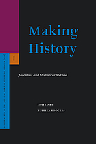 Making history : Josephus and historical method