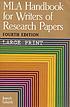 MLA handbook for writers of research papers door Joseph Gibaldi