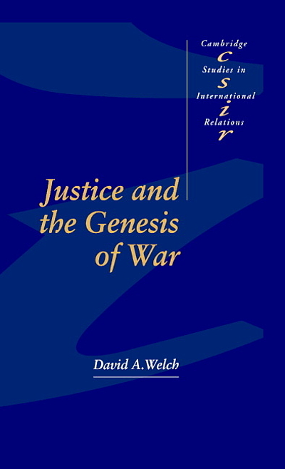 Justice and the genesis of war | WorldCat.org