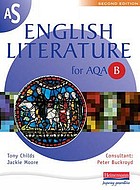 AS English literature for AQA B