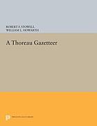 A Thoreau gazetteer,