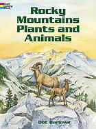 Rocky Mountains plants and animals coloring book