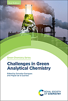 Cover art for Challenges in green analytical chemistry