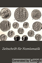 Zeitschrift für Numismatik.