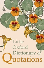 Little Oxford dictionary of quotations