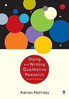 Doing and writing qualitative research