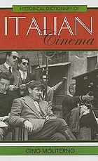 Historical dictionary of Italian cinema