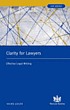 Clarity for lawyers : effective legal writing by Mark Adler