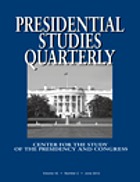 Presidential studies quarterly.