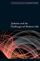 Judaism and the challenges of modern life
