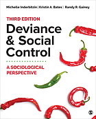 Deviance and social control : a sociological perspective