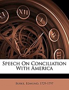 Speech on conciliation with america.
