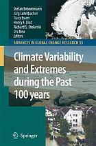 Climate variability and extremes during the past 100 years