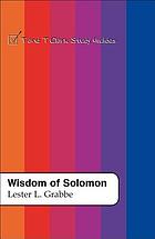 The Wisdom of Solomon.
