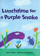 Lunchtime for a purple snake