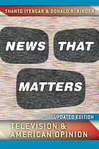 News that matters : television and American opinion