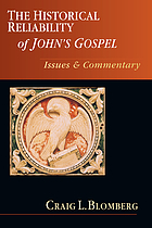 Historical reliability of john's gospel : issues and commentary.
