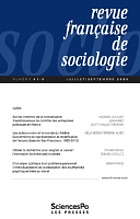 Revue française de sociologie