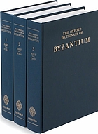 The Oxford dictionary of Byzantium / 1. [Aaro - Eski].