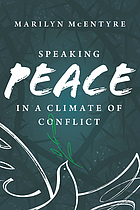 Speaking peace in a climate of conflict