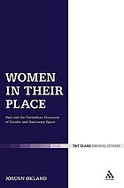 Women in their place : Paul and the Corinthian discourse of gender and sanctuary space