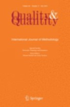 Quality and quantity : European journal of methodology = revue européene de méthodologie.