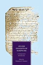 Jewish concepts of Scripture : a comparative introduction