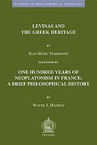 Levinas and the Greek heritage