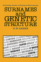 Surnames and genetic structure