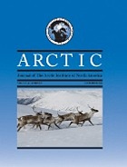 Arctic : journal of the Arctic Institute of North America.