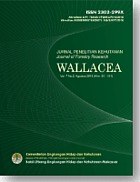 Wallacea : jurnal penelitian kehutanan = Journal of forestry research.