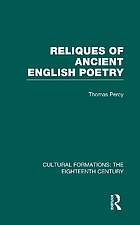Reliques of ancient English poetry