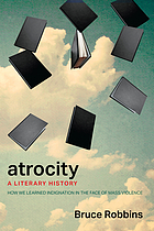 Front cover image for Atrocity : a literary history