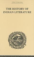 The history of Indian literature