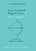 Seven hundred elegant verses by  Friedhelm Hardy 