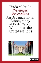 Privileged precarities : an organizational ethnography on early career workers at the United Nations