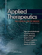 Applied therapeutics : the clinical use of drugs