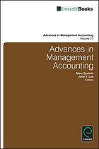 Advances in management accounting