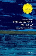 Philosophy of law : a very short introduction