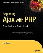 Beginning Ajax with PHP : from novice to professional