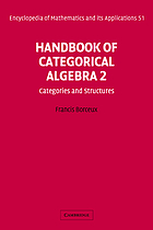 Handbook of categorical algebra
