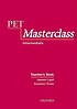 PET masterclass : intermediate. Teacher's book by  Annette Capel 