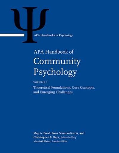 APA handbook of community psychology. Vol. 2, Methods for community research and action for diverse groups and issues