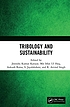 Tribology and sustainability by Jitendra Kumar Katiyar