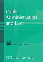 Public administration and law