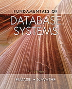 Cover: Fundamentals of database systems